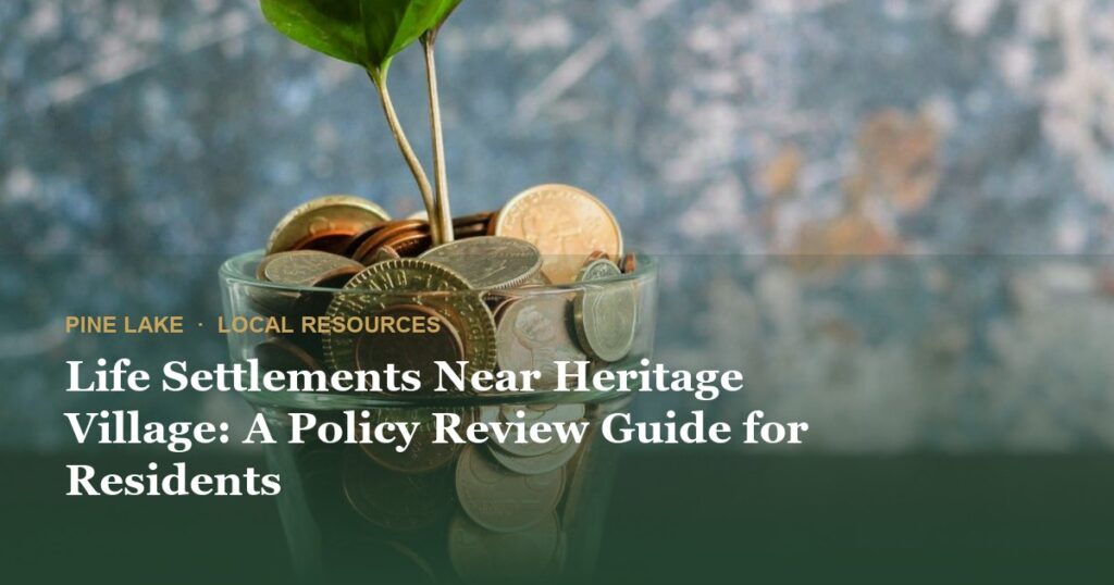 Life Settlements Near Heritage Village: A Policy Review Guide for Residents
