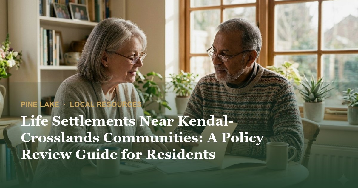 Life Settlements Near Kendal-Crosslands Communities: A Policy Review Guide for Residents