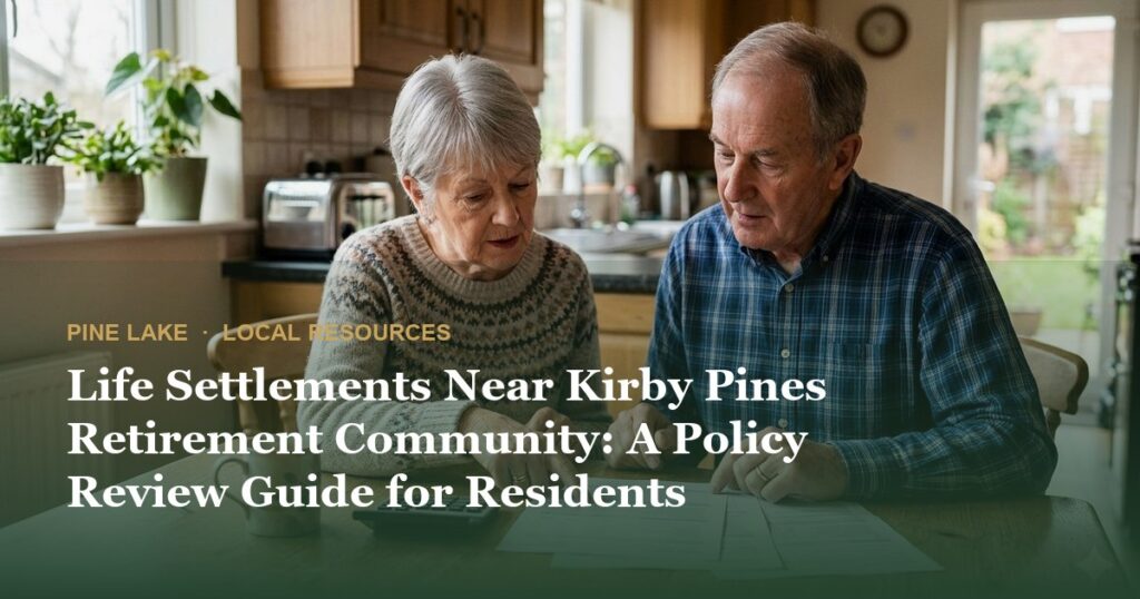 Life Settlements Near Kirby Pines Retirement Community: A Policy Review Guide for Residents
