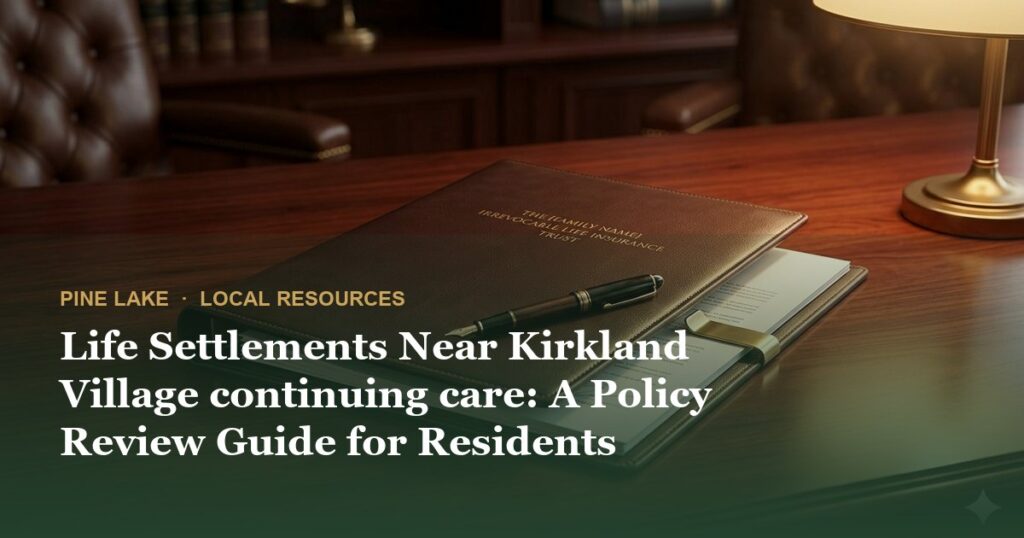 Life Settlements Near Kirkland Village continuing care: A Policy Review Guide for Residents