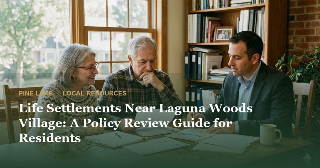 Life Settlements Near Laguna Woods Village: A Policy Review Guide for Residents