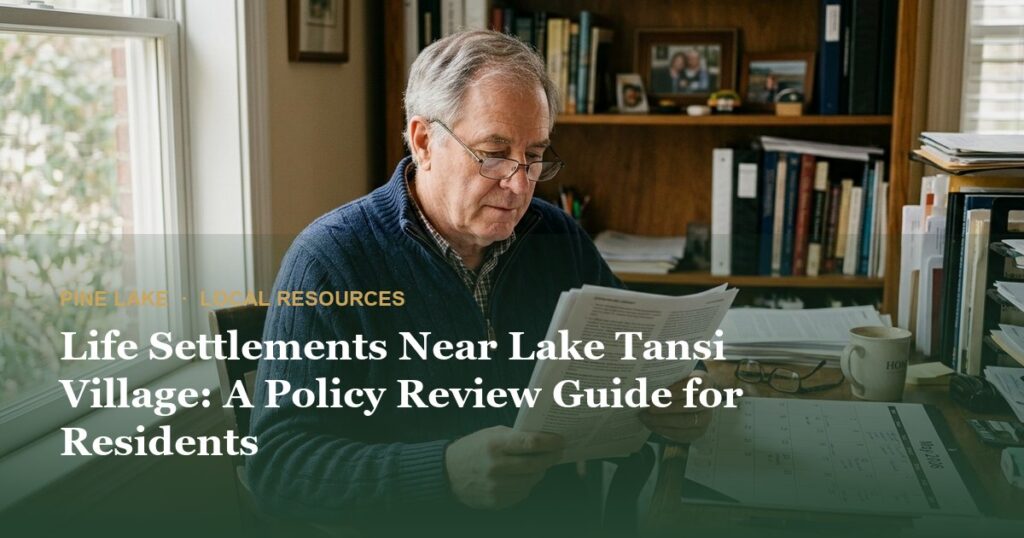 Life Settlements Near Lake Tansi Village: A Policy Review Guide for Residents