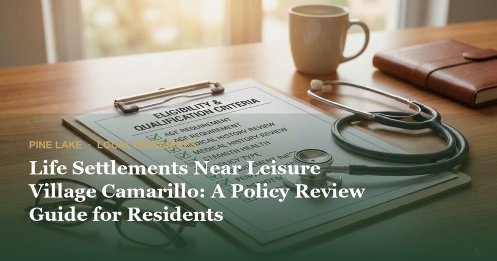 Life Settlements Near Leisure Village Camarillo: A Policy Review Guide for Residents