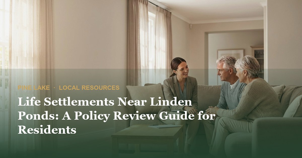 Life Settlements Near Linden Ponds: A Policy Review Guide for Residents