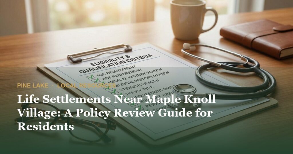 Life Settlements Near Maple Knoll Village: A Policy Review Guide for Residents