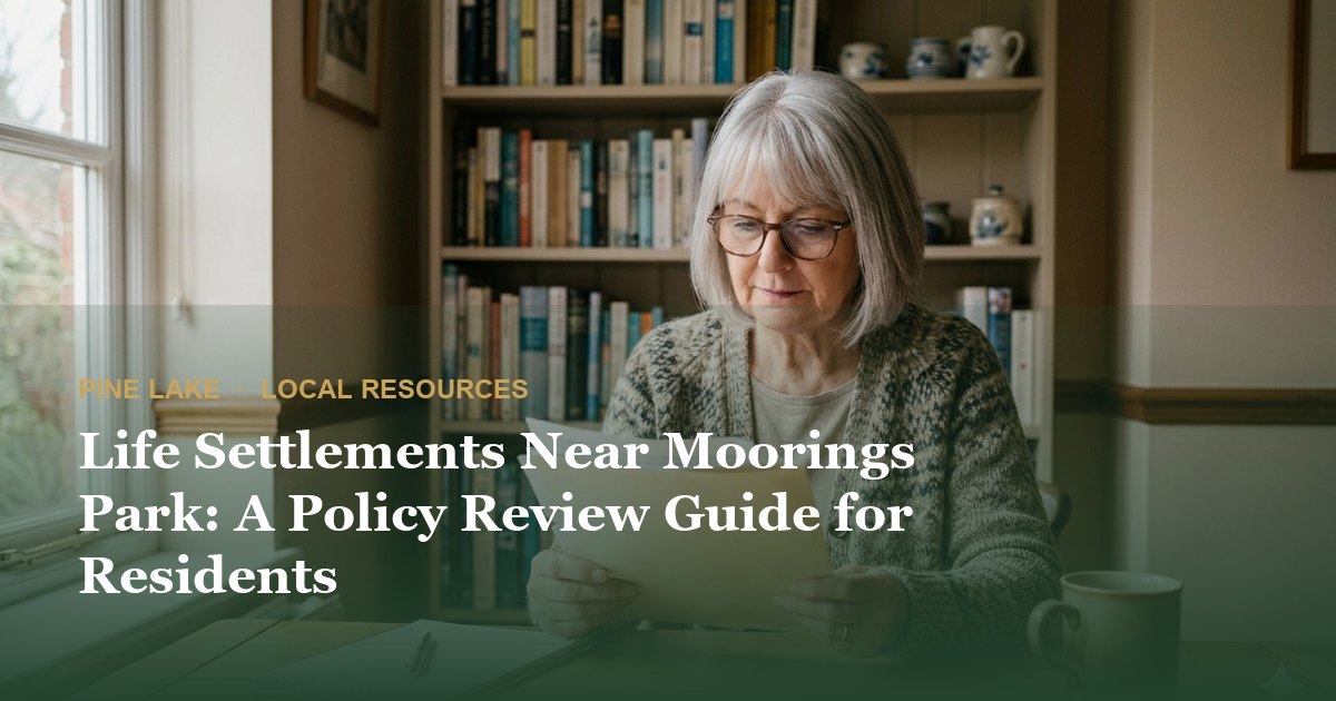 Life Settlements Near Moorings Park: A Policy Review Guide for Residents