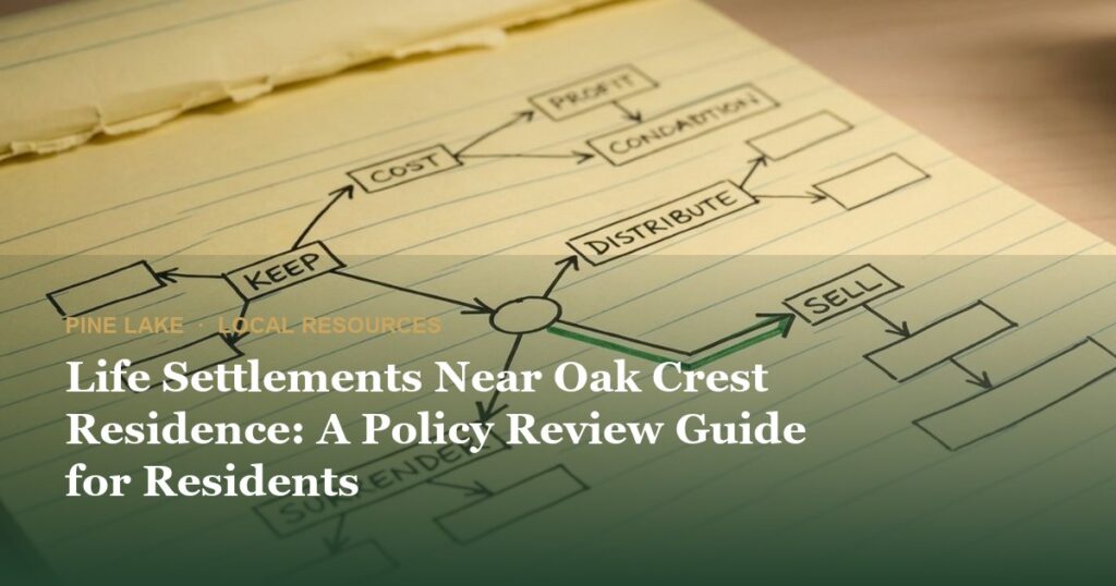 Life Settlements Near Oak Crest Residence: A Policy Review Guide for Residents
