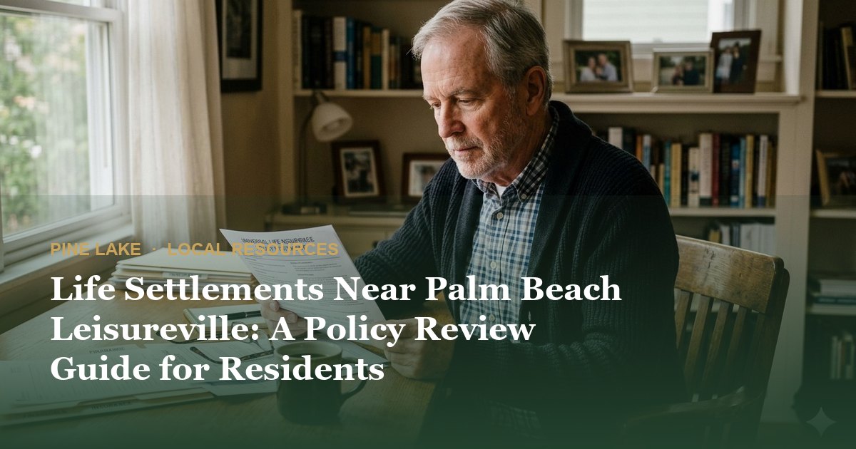 Life Settlements Near Palm Beach Leisureville: A Policy Review Guide for Residents