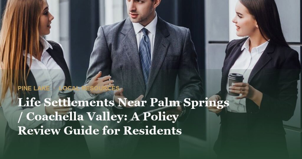 Life Settlements Near Palm Springs / Coachella Valley: A Policy Review Guide for Residents