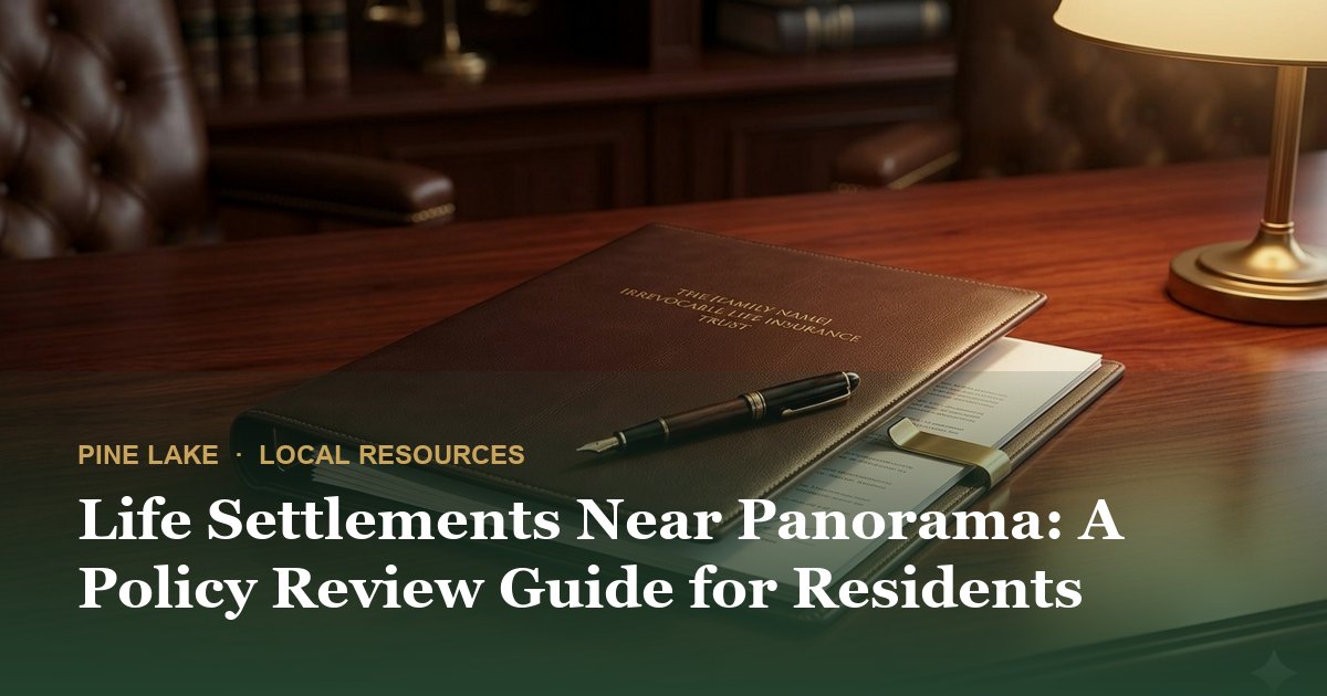Life Settlements Near Panorama: A Policy Review Guide for Residents