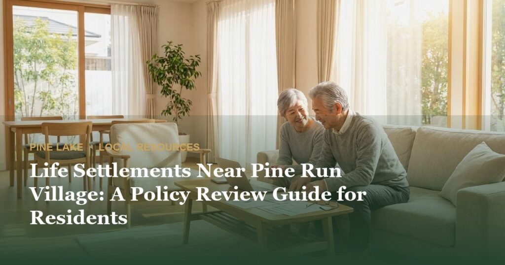 Life Settlements Near Pine Run Village: A Policy Review Guide for Residents