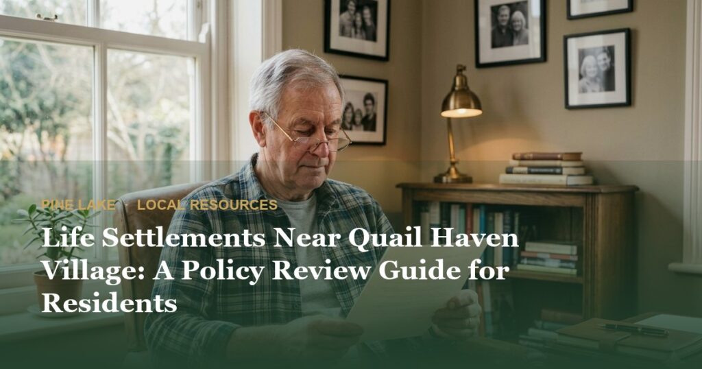 Life Settlements Near Quail Haven Village: A Policy Review Guide for Residents