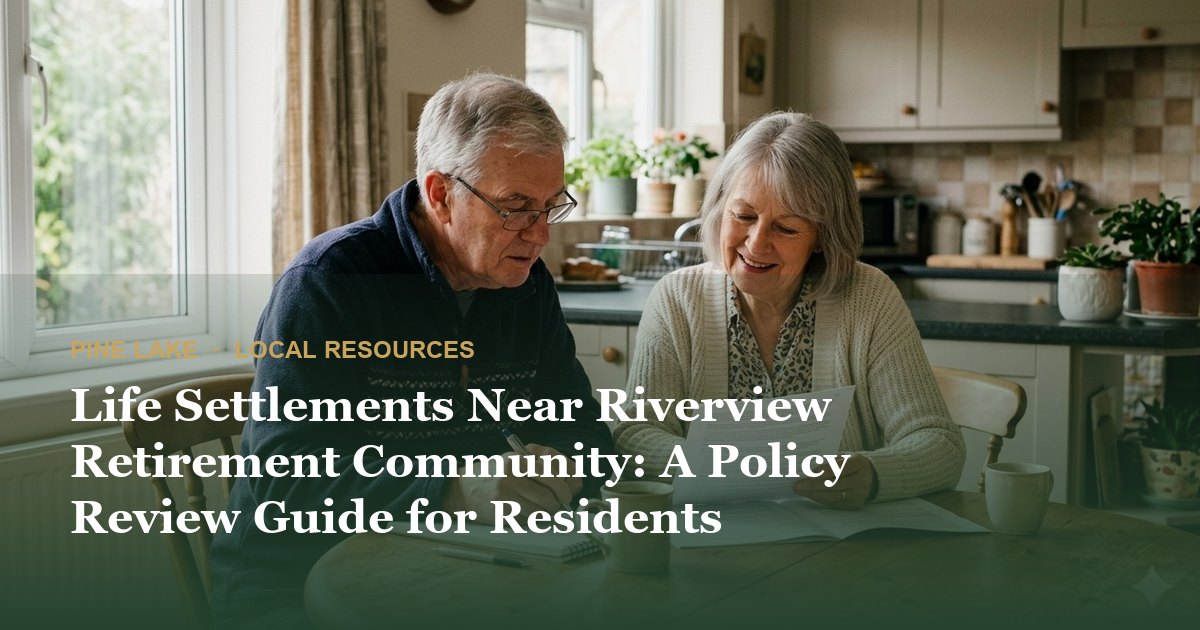 Life Settlements Near Riverview Retirement Community: A Policy Review Guide for Residents
