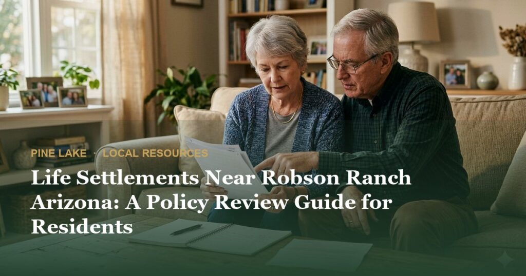 Life Settlements Near Robson Ranch Arizona: A Policy Review Guide for Residents