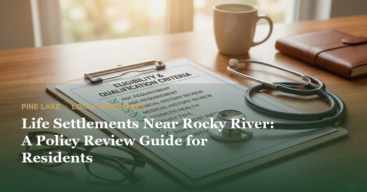 Life Settlements Near Rocky River: A Policy Review Guide for Residents