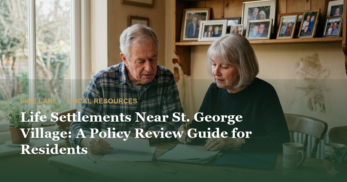 Life Settlements Near St. George Village: A Policy Review Guide for Residents