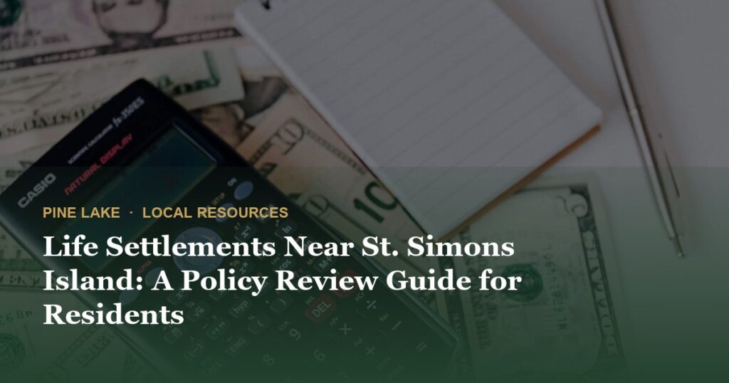 Life Settlements Near St. Simons Island: A Policy Review Guide for Residents