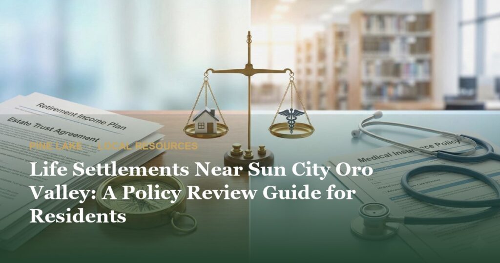 Life Settlements Near Sun City Oro Valley: A Policy Review Guide for Residents