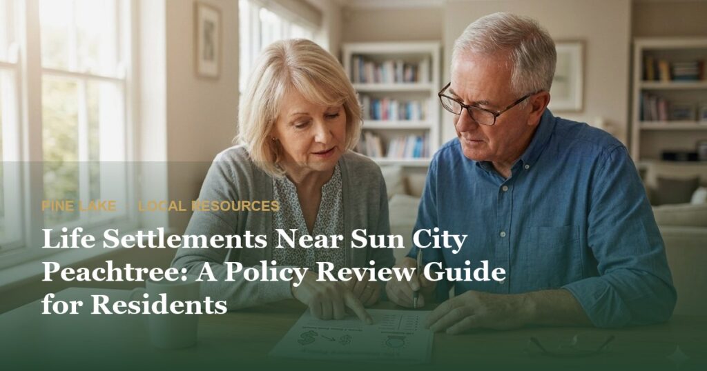 Life Settlements Near Sun City Peachtree: A Policy Review Guide for Residents