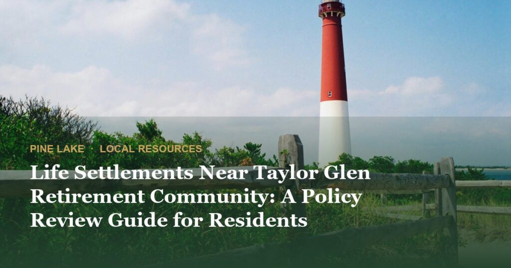 Life Settlements Near Taylor Glen Retirement Community: A Policy Review Guide for Residents