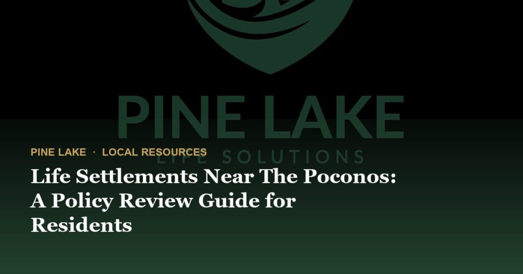Life Settlements Near The Poconos: A Policy Review Guide for Residents