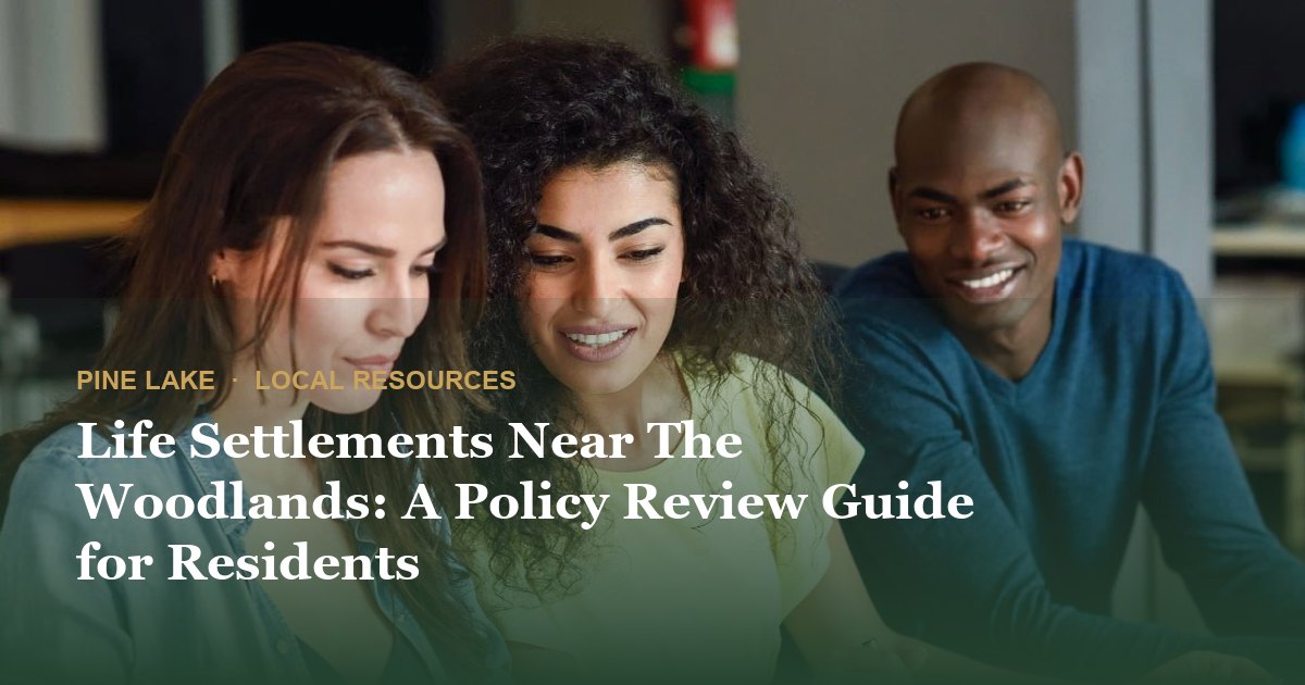 Life Settlements Near The Woodlands: A Policy Review Guide for Residents