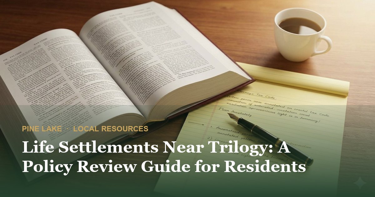 Life Settlements Near Trilogy: A Policy Review Guide for Residents