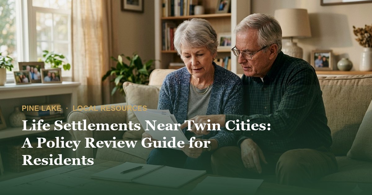 Life Settlements Near Twin Cities: A Policy Review Guide for Residents