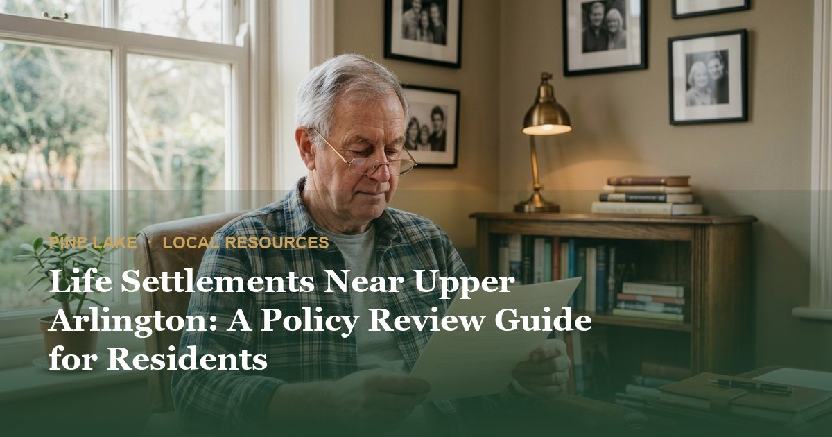 Life Settlements Near Upper Arlington: A Policy Review Guide for Residents