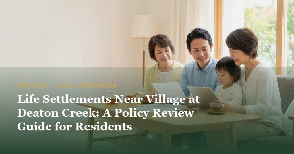 Life Settlements Near Village at Deaton Creek: A Policy Review Guide for Residents