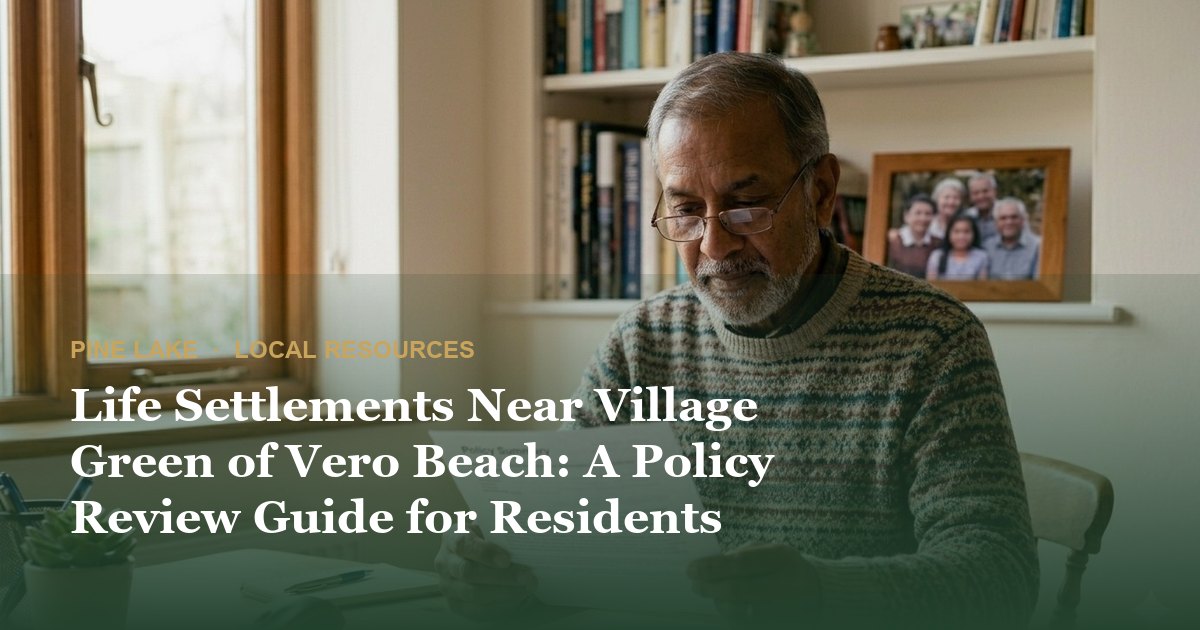 Life Settlements Near Village Green of Vero Beach: A Policy Review Guide for Residents
