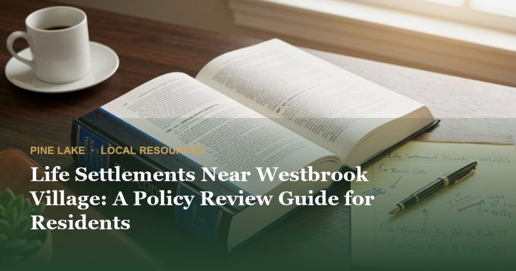 Life Settlements Near Westbrook Village: A Policy Review Guide for Residents