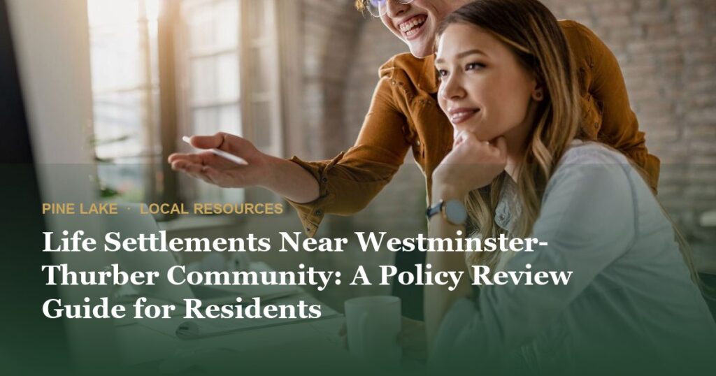 Life Settlements Near Westminster-Thurber Community: A Policy Review Guide for Residents