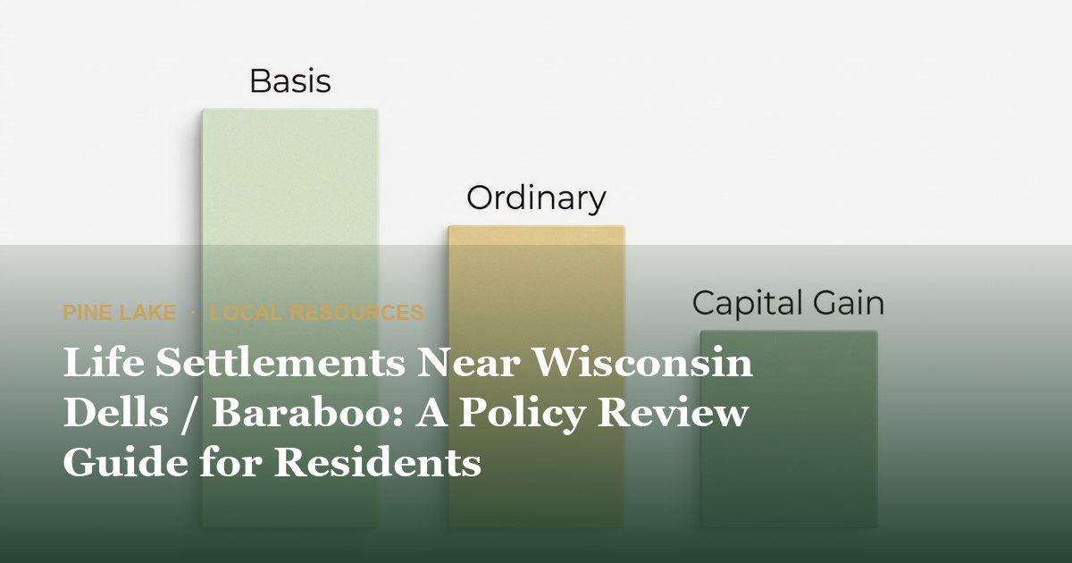Life Settlements Near Wisconsin Dells / Baraboo: A Policy Review Guide for Residents