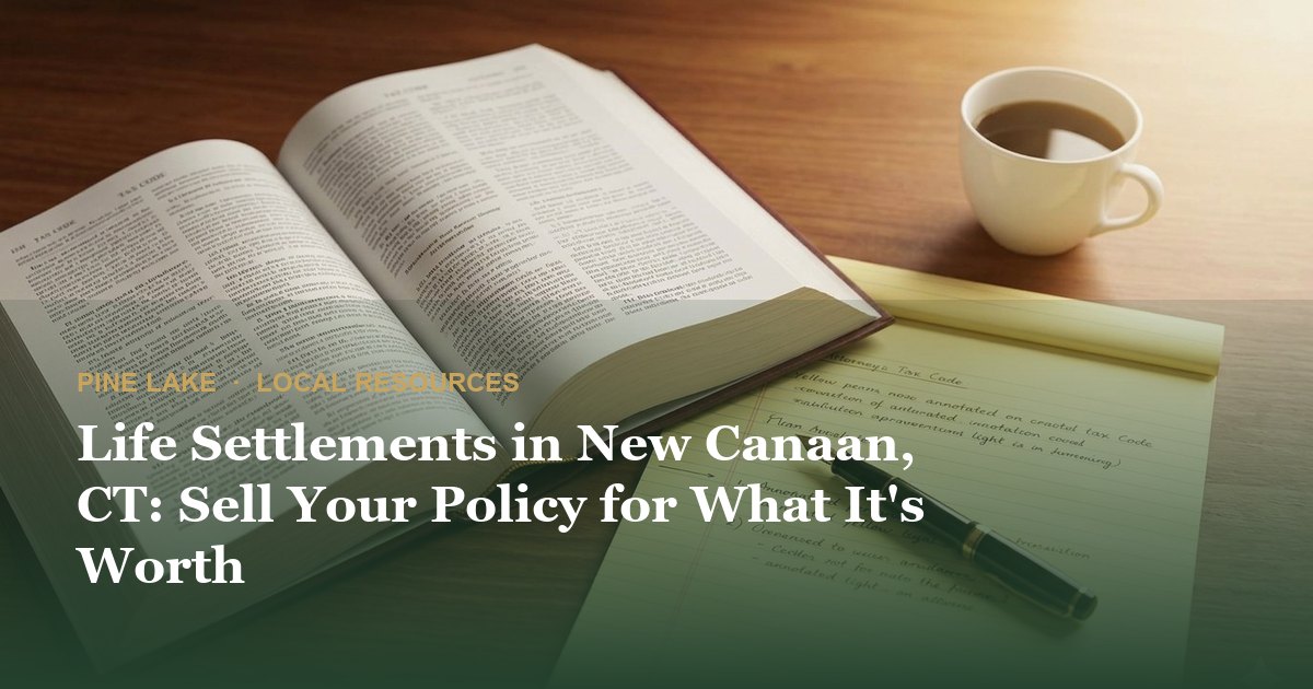 Life Settlements in New Canaan, CT: Sell Your Policy for What It's Worth