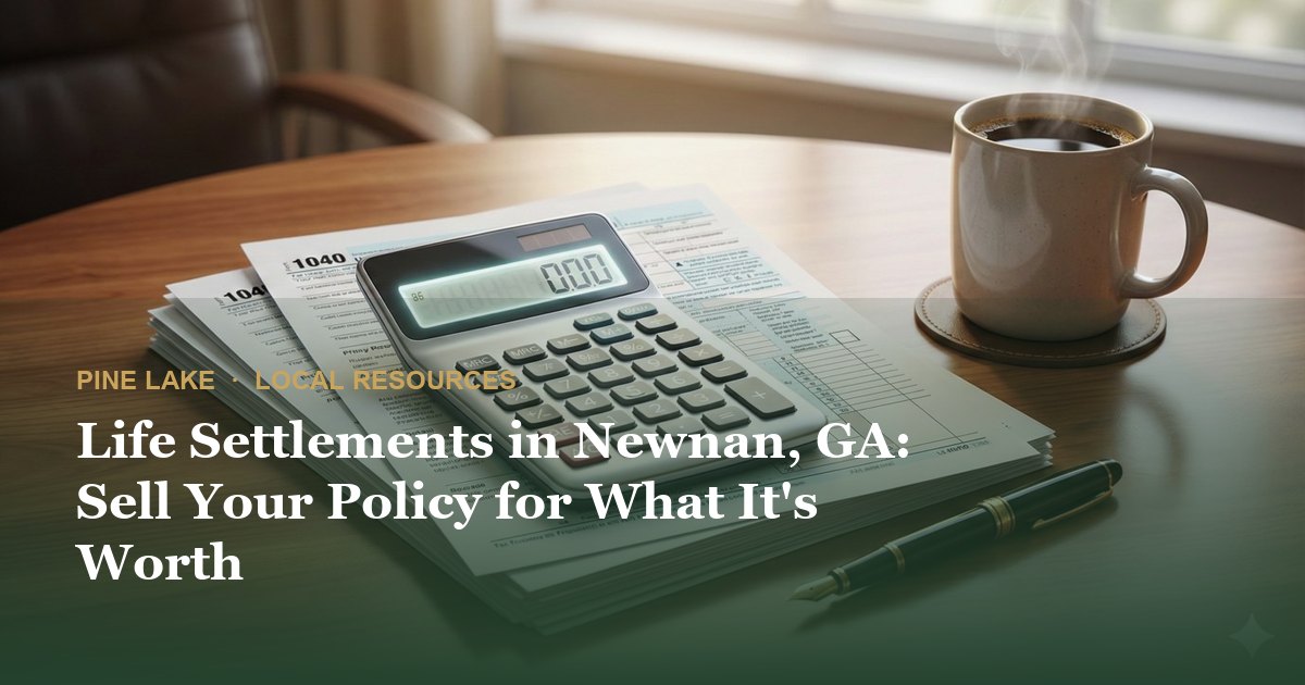 Life Settlements in Newnan, GA: Sell Your Policy for What It's Worth