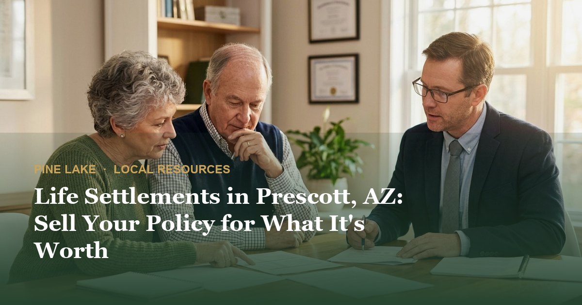 Life Settlements in Prescott, AZ: Sell Your Policy for What It's Worth
