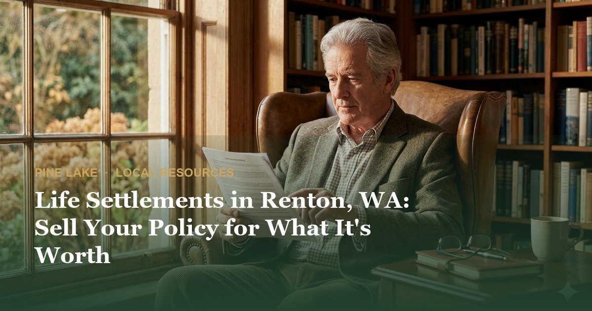 Life Settlements in Renton, WA: Sell Your Policy for What It's Worth