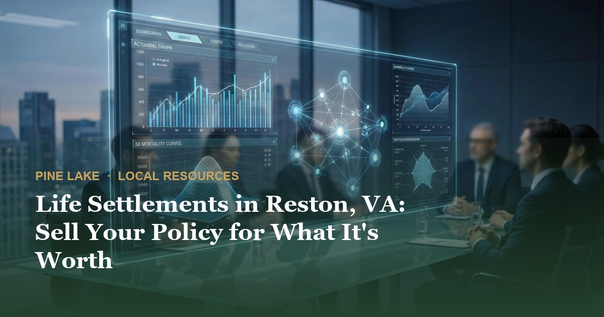 Life Settlements in Reston, VA: Sell Your Policy for What It's Worth