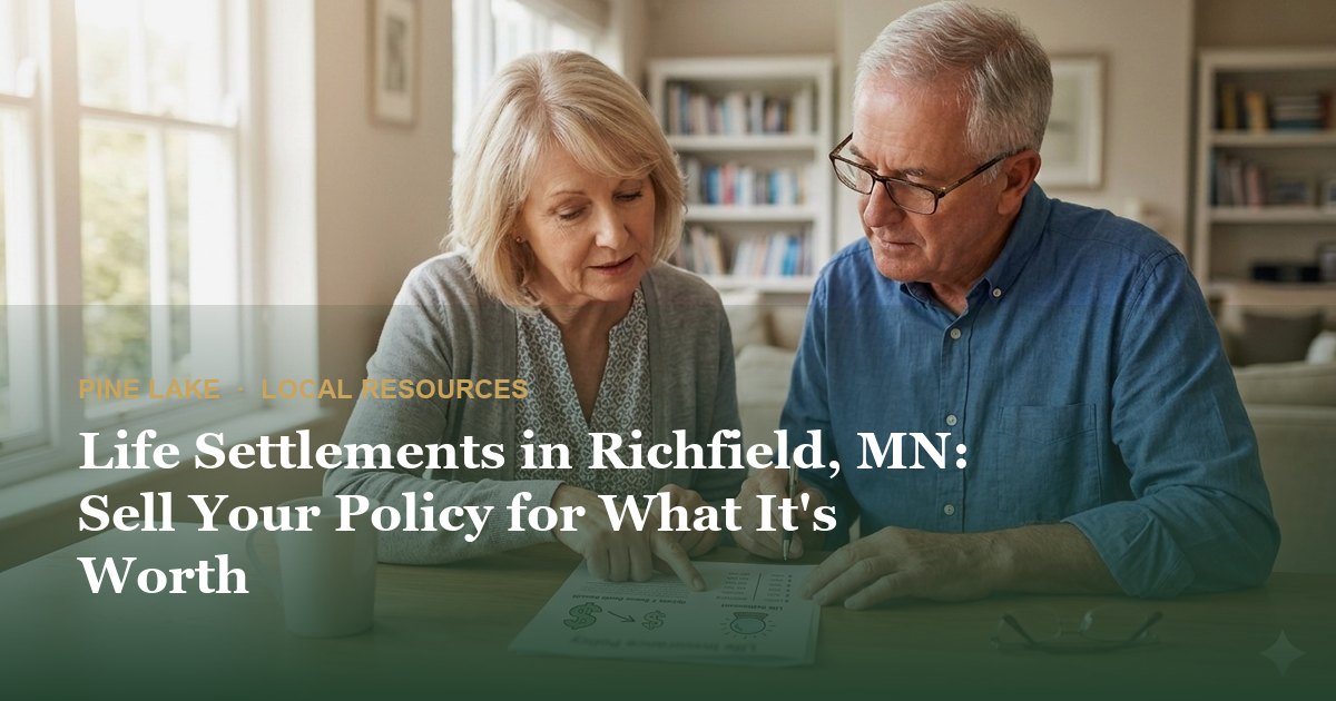Life Settlements in Richfield, MN: Sell Your Policy for What It's Worth
