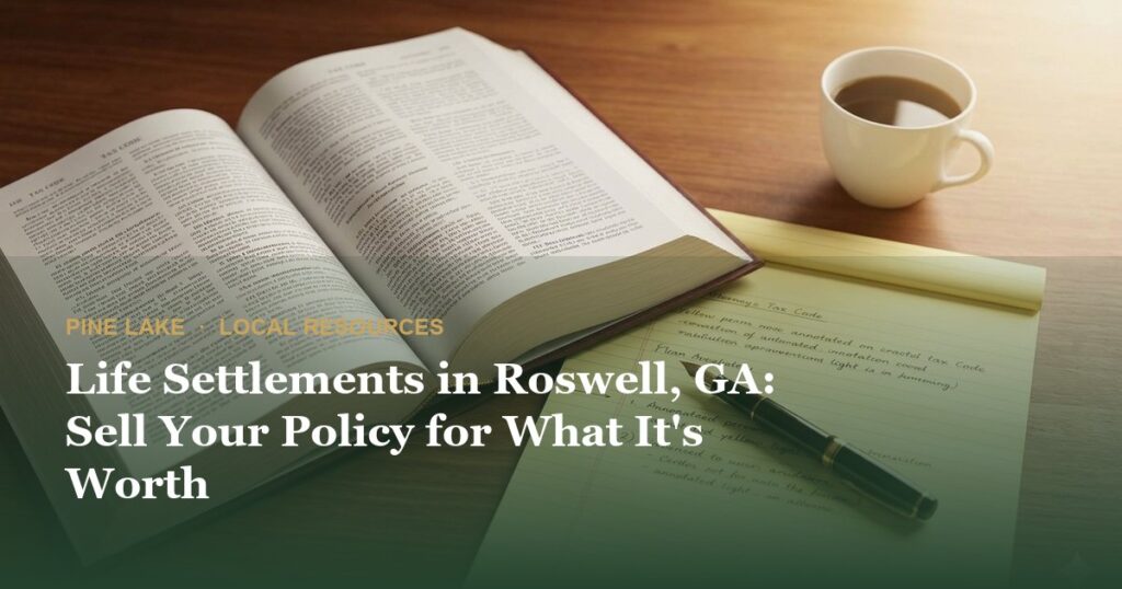 Life Settlements in Roswell, GA: Sell Your Policy for What It's Worth