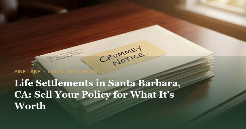 Life Settlements in Santa Barbara, CA: Sell Your Policy for What It’s Worth