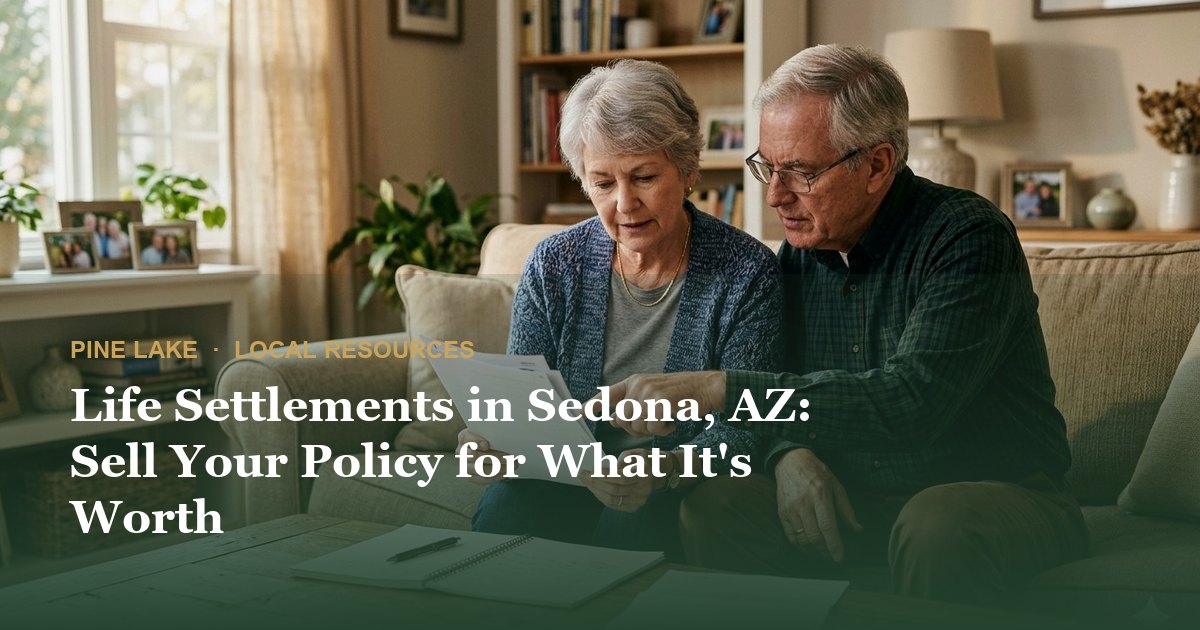 Life Settlements in Sedona, AZ: Sell Your Policy for What It's Worth