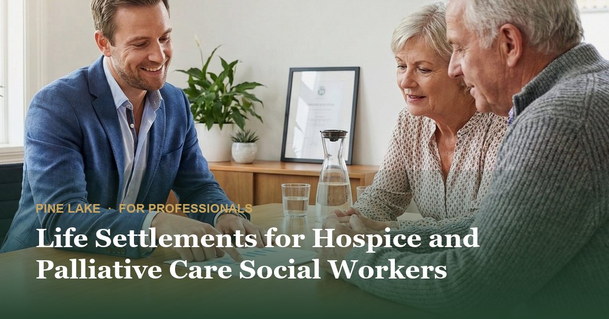 Life Settlements for Hospice and Palliative Care Social Workers