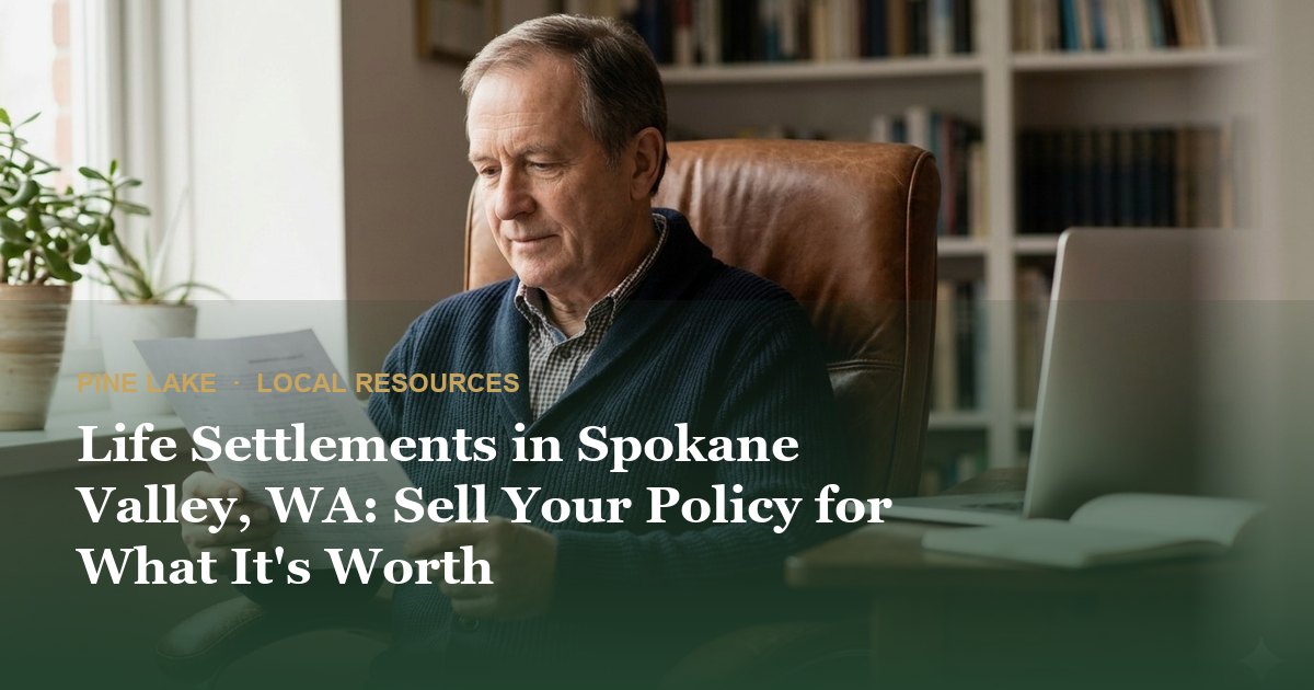 Life Settlements in Spokane Valley, WA: Sell Your Policy for What It's Worth