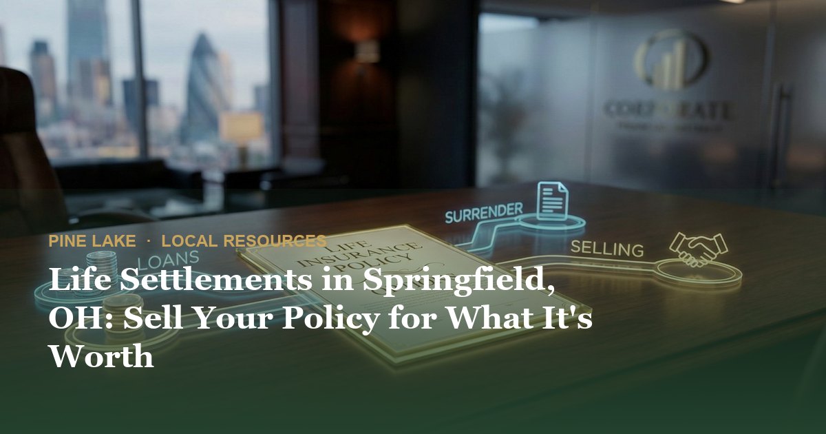 Life Settlements in Springfield, OH: Sell Your Policy for What It's Worth