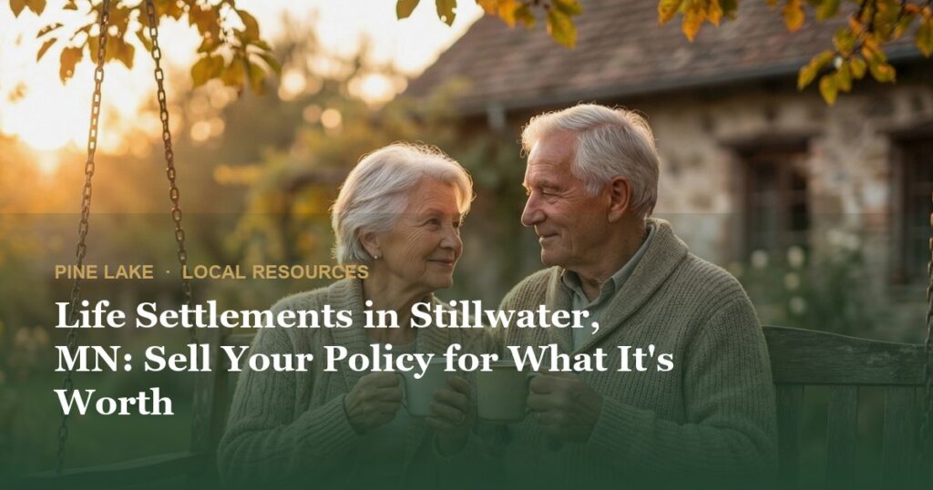 Life Settlements in Stillwater, MN: Sell Your Policy for What It’s Worth