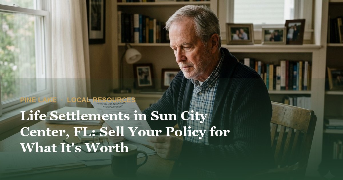 Life Settlements in Sun City Center, FL: Sell Your Policy for What It's Worth