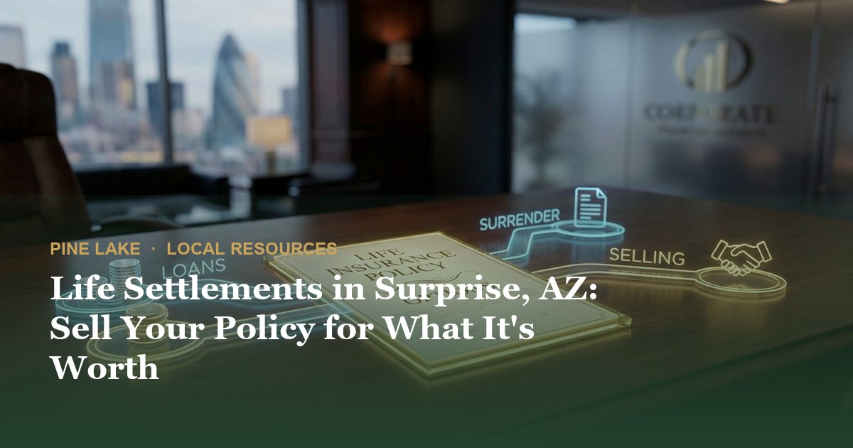 Life Settlements in Surprise, AZ: Sell Your Policy for What It's Worth