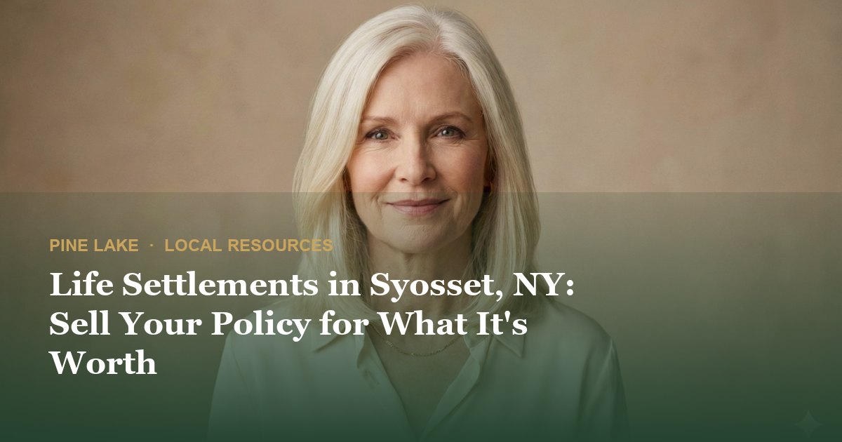 Life Settlements in Syosset, NY: Sell Your Policy for What It's Worth